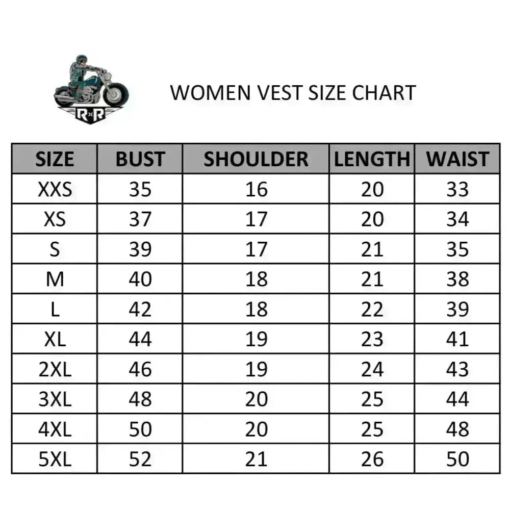Women's Motorcycle Fashion Leather Vest