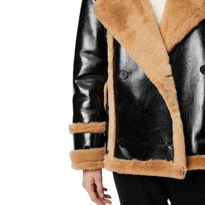 Women’s Leather and Fur Winter Jacket